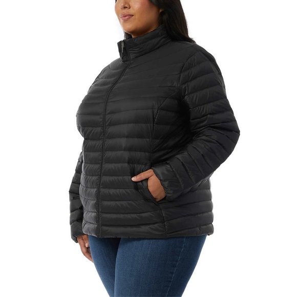 Black - 32 Degrees Ladies' Down Jacket - Picture 4 of 7